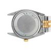 Image 9 : Rolex Mens 2 Tone Mother Of Pearl VS Diamond 36MM Datejust Wristwatch
