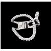 Image 1 : 0.90 ctw Diamond Ring - 14KT White Gold