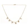 Image 1 : Chanel Gold Logo Necklace