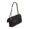 Image 3 : Chanel Black Leather Single Flap Shoulder Handbag