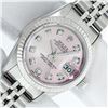 Image 1 : Rolex Ladies 26 Stainless Steel Pink Diamond Oyster Perpetual Datejust Wristwatc