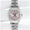 Image 3 : Rolex Ladies 26 Stainless Steel Pink Diamond Oyster Perpetual Datejust Wristwatc