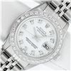 Image 1 : Rolex Ladies Stainless Steel White Diamond 26MM Oyster Perpetual Datejust Wristw