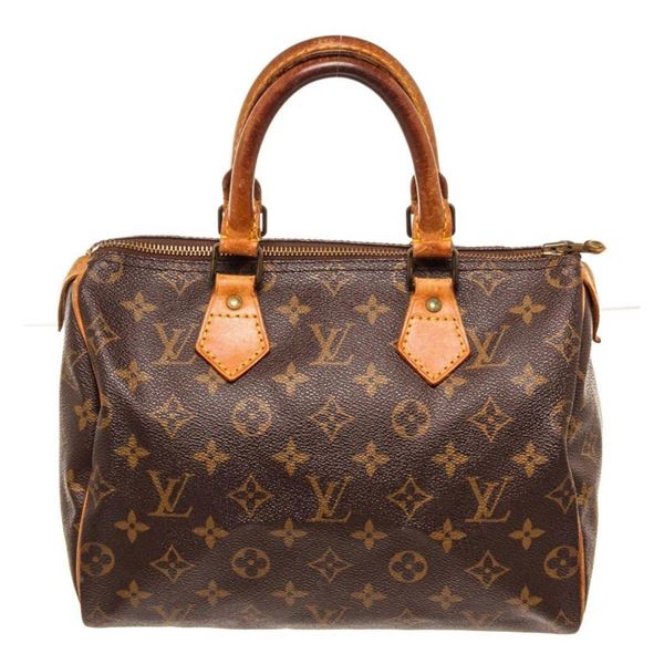 Louis Vuitton Brown Speedy 25cm Satchel Bag