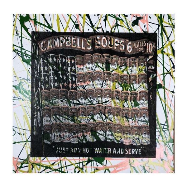 Campbell's Soup Flag by Steve Kaufman (1960-2010)