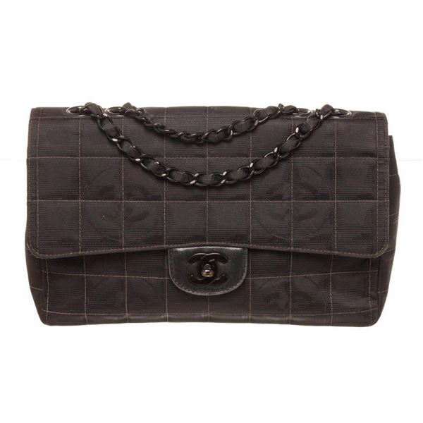 Chanel Brown Leather Sport Flap Shoulder Bag