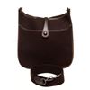 Image 1 : Hermes Brown Leather Evelyne 1 GM Crossbody Bag