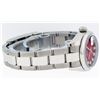Image 5 : Rolex New Style Ladies Stainless Steel Red Vignette Diamond Quickset Datejust Wr