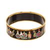 Image 4 : Hermes Black Multicolor Bangle Bracelet