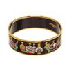 Image 5 : Hermes Black Multicolor Bangle Bracelet