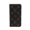 Image 1 : Louis Vuitton Black Leather Monogram Iphone 10 Case