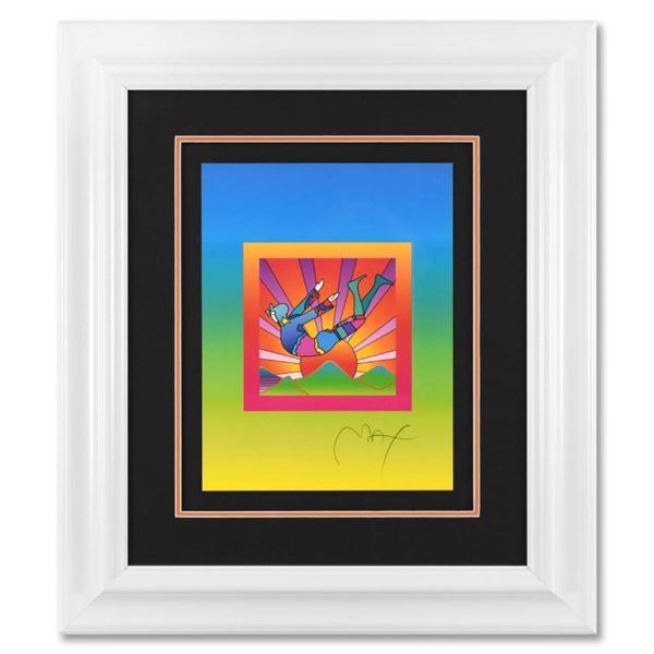 Cosmic Flyer With Sun on Blends Ver II by Peter Max