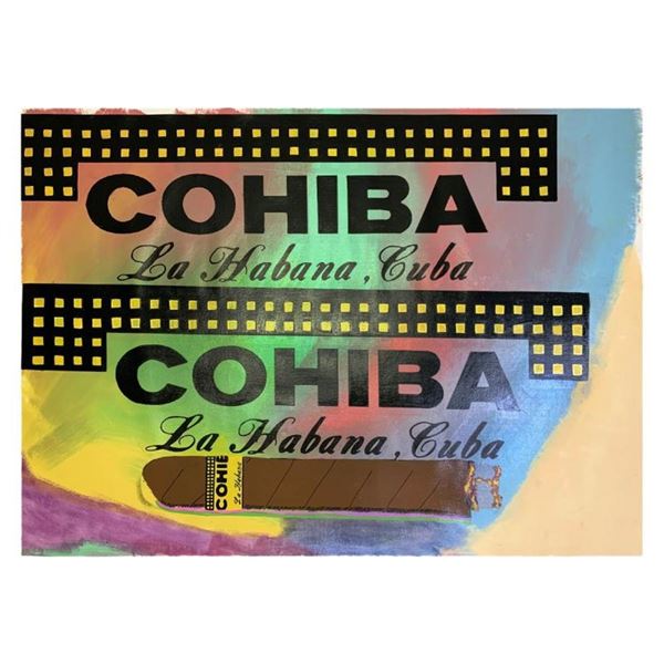 Cohiba by Steve Kaufman (1960-2010)