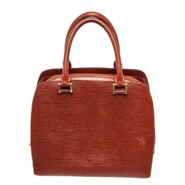 Louis Vuitton Red Pont Neuf Handbag