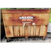 Image 1 : Knaack Rolling Tool Box w/ Contents: Delineators, Wire, Tools, etc