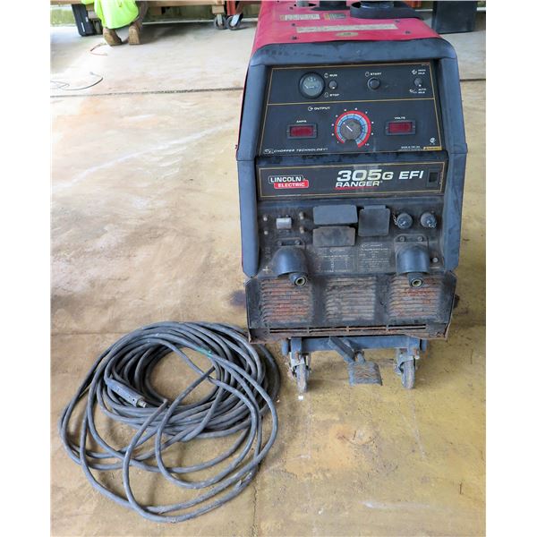 Lincoln Electric 305G Ranger EFI Electric Welder (Engine Runs - See Video)
