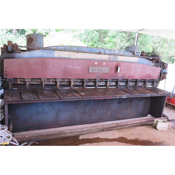 The Cincinnati Shaper Co. Hydraulic Metal Press Brakes