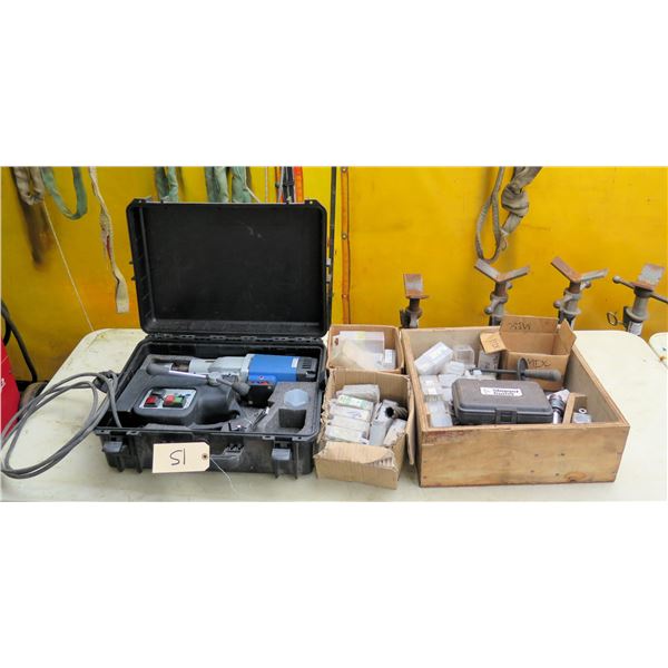 BDS Maschinen Motor Power MAB 525 Magnetic Drill, Slugger & Annular Cutters, etc
