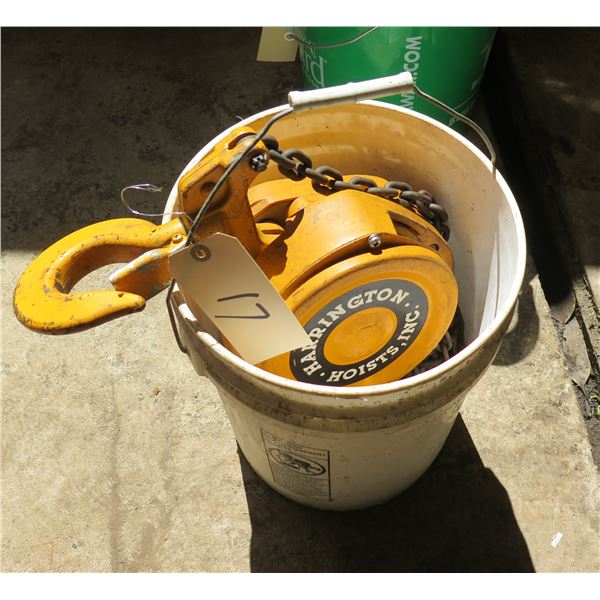 Harrington Hoists, Inc. 3 Ton Hand Chain Hoist CF Series Model CF4-1475