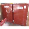 Image 1 : Harlan Company Jobox Rolling 2 Door Tool Box w/ 8 Shelves & Misc Tools