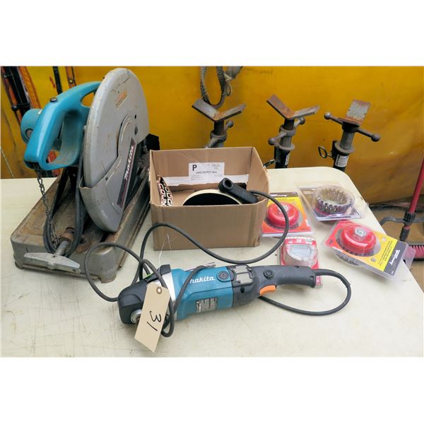 Makita 9237C Sander / Polisher & Circular Saw, Fornay Wire in Package, etc