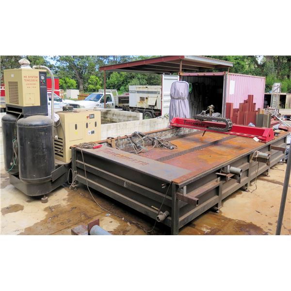 TorchMate CNC Plasma Table, HE System Air Dryers HD-10A, Screw Air Compressor, etc