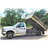 Image 1 : 2003 Ford F550 Powerstroke Turbo Diesel V8 w/ Dump Body 145351 Miles (Engine Runs - See Video)
