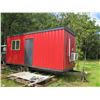Image 1 : Red Office Trailer -Approx. 8ft x 20ft