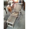 Image 2 : OUTDOOR TEAK CHINTZ & COMPANY PATIO LOUNGER