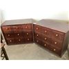 Image 1 : SET OF MATCHING HERITAGE HENREDON CARVED WOOD 3 DRAWER DRESSERS