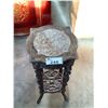 Image 2 : VINTAGE CHINESE ROSEWOOD MARBLE TOP PLANTSTAND