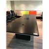 Image 1 : DARKWOOD 12" 4" BOARDROOM TABLE COMES WITH POWER/DATA PORT