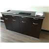 Image 2 : DARKWOOD 6' COUNTER HEIGHT BOARDROOM CREDENZA