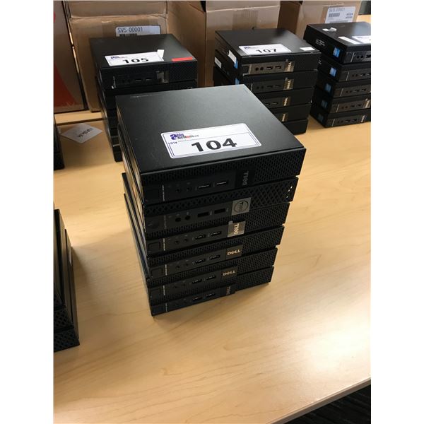 5 DELL OPTIPLEX 3020 MICRO COMPUTERS, NO HDD