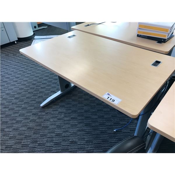 MAPLE 4' X 2.5' COMPUTER TABLE