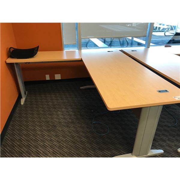 MAPLE 6' X 6' L-SHAPE COMPUTER DESK 6 L SHAPE COMPUTER DESK