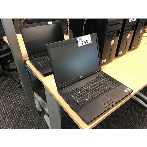 2 DELL LATITUDE E5500 NOTEBOOK COMPUTERS, NO HDD OR POWER SUPPLIES
