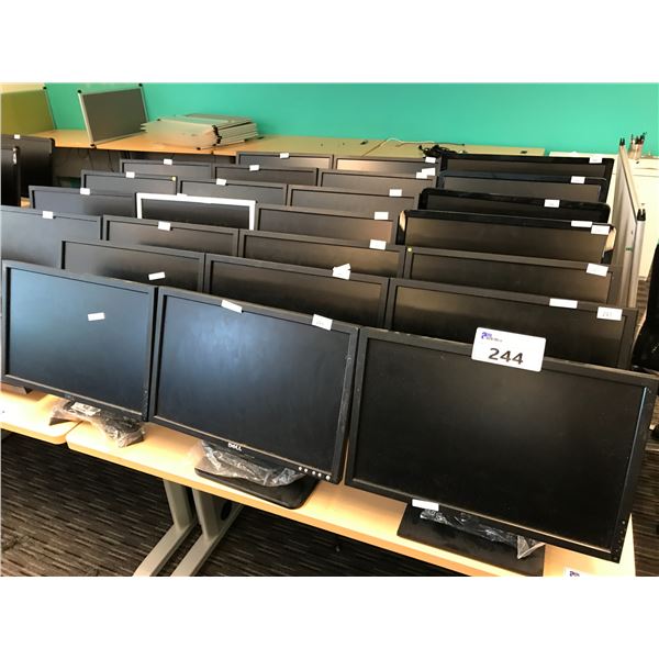 LOT OF 25 19" DELL MONITORS