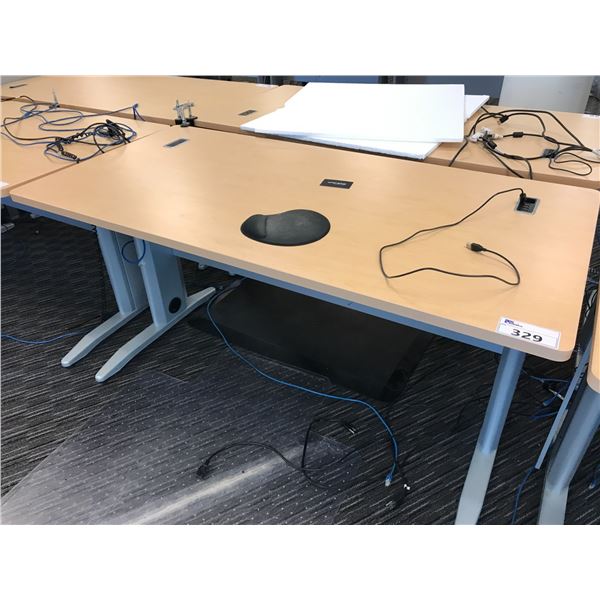 MAPLE 5' X 2.5' COMPUTER TABLE