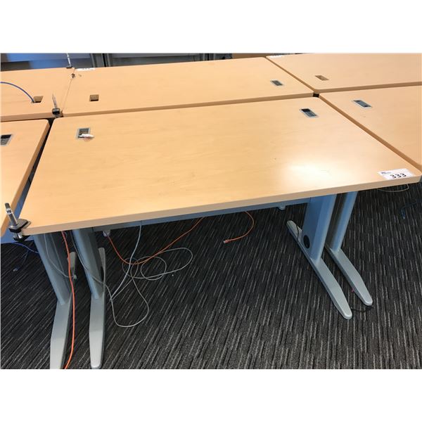 MAPLE 4' X 2.5' COMPUTER TABLE