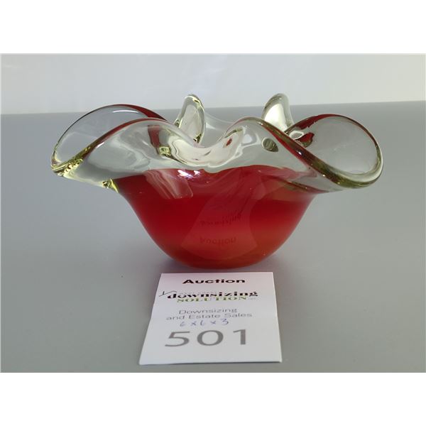 Blown Glass Bowl Cat A