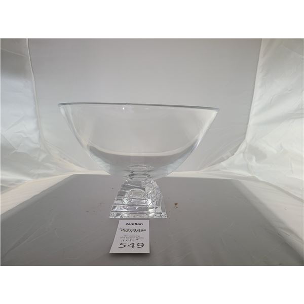 Glass Bowl on angled base Cat A