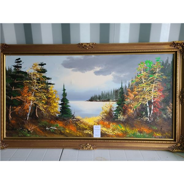 Framed original art D. Raymond Cat B