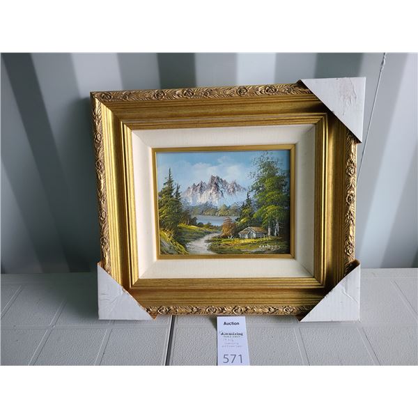 Framed Art by Sanders Cat B