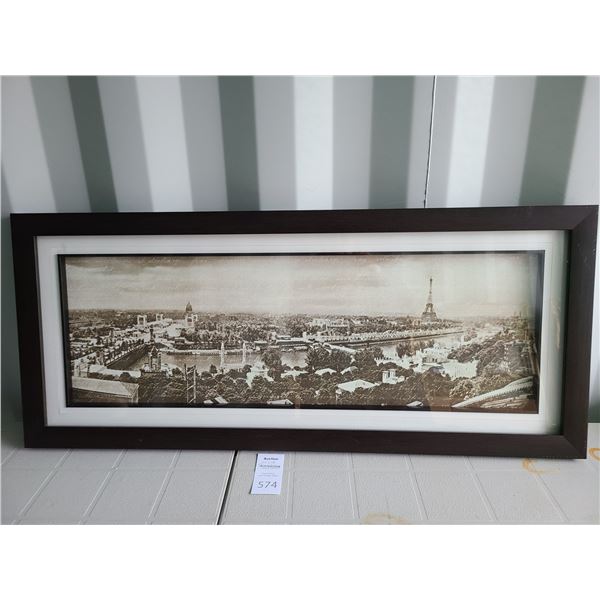 Framed Photo Print of Paris Cat B