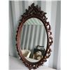 Image 2 : Large Ornate Oval Mirror Cat B