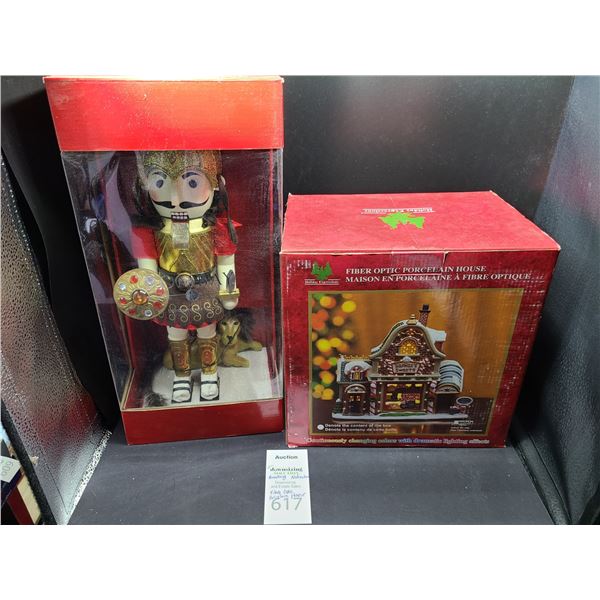 Nutcracker & Village House Cat A