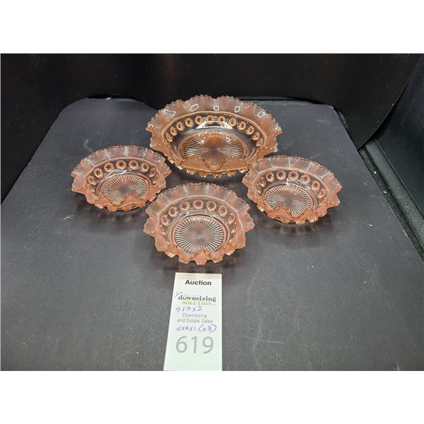 Depression Glass Bowls Cat A