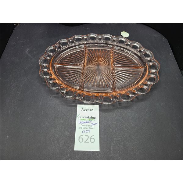 Depression Glass Plate Cat A