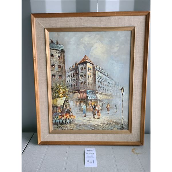 Framed original Art Cat B